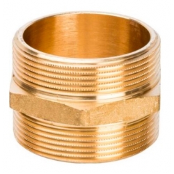 Ниппель латунный Stout 4"нр х 4"нр