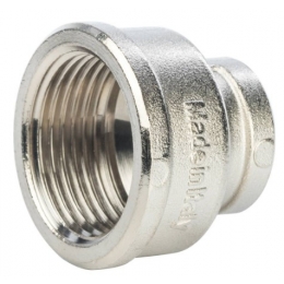 Муфта 1"вр х 1/2"вр Stout переходная никелированная латунная