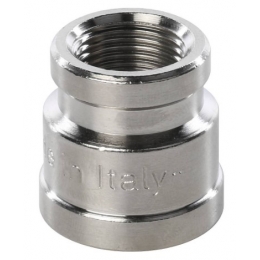 Муфта 1/2"вр х 3/8"вр Stout переходная никелированная латунная