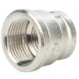 Муфта 3/4"вр х 1/2"вр Stout переходная никелированная латунная