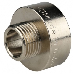 Переходник 1"вр х 1/2"нр Stout никелированный латунный