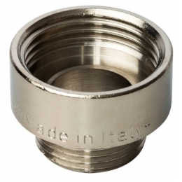 Переходник 1"вр х 3/4"нр Stout никелированный латунный