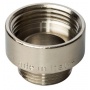 Переходник 1"вр х 3/4"нр Stout никелированный латунный