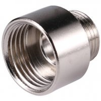 Переходник 1/2"вр х 3/8"нр Stout никелированный латунный