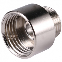 Переходник 1/2"вр х 3/8"нр Stout никелированный латунный