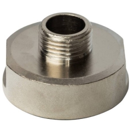 Переходник 1 1/4"вр х 1/2"нр Stout никелированный латунный