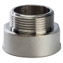 Переходник 1 1/2"вр х 1 1/4"нр Stout никелированный латунный
