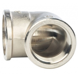 Угольник 1"вр Stout никелированный латунный