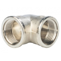 Угольник 1"вр Stout никелированный латунный