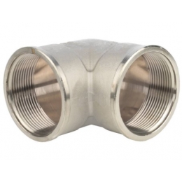 Угольник 2"вр Stout никелированный латунный