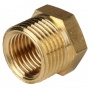 Футорка 3/8"нр х 1/4"вр Stout латунная