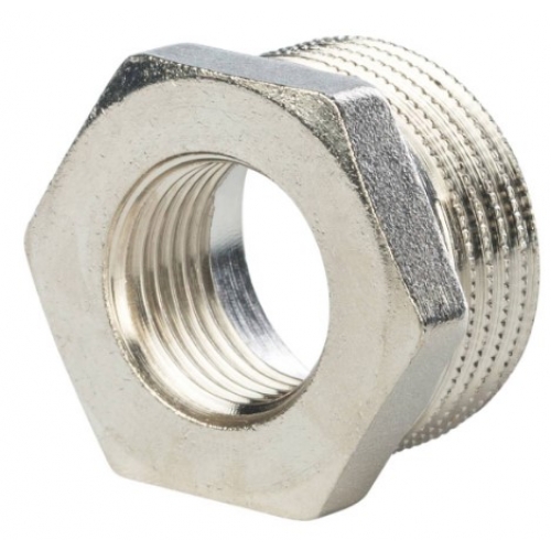 Футорка латунная Stout 2"нр х 3/4"вр никелированная купить в интернет магазине Санрай73