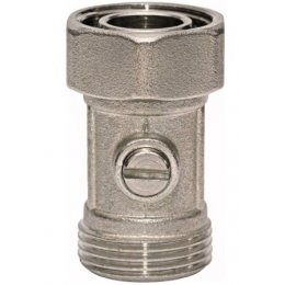 Узел нижнего подключения радиатора прямой 3/4" Stout одинарный