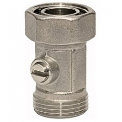 Узел нижнего подключения радиатора прямой 3/4" Stout одинарный