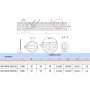 Шина сантехническая Stout 50 x 3 x 2000 мм