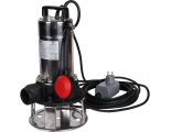 Насос дренажный STOUT с режущим механизмом и поплавком, корпус-чугун, кабель 10 м, 230V, Q=150 л/мин, H= 17 м