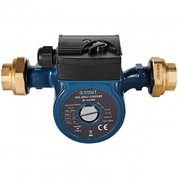 Циркуляционный насос 25-40/180 220/240V 50Hz с латунными гайками G 1 1/2 x Rp 1