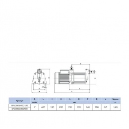 Насос поверхностный многоступенчатый STOUT SPJ-0005-000120, раб.колеса-норил, Q-90л/мин, H-53м