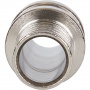 SFA-0003-002002 STOUT Муфта соединительная равнопроходная 20х2,0 никелированная для труб из сшитого полиэтилена аксиальный