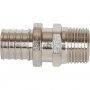 SFA-0001-200212 STOUT Переходник с наружной резьбой 20х2.0x1/2" никелированный для труб из сшитого полиэтилена аксиальный