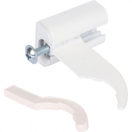 Комплект настенных регулируемых кронштейнов для радиаторов STOUT (2 шт.) RAL 9016