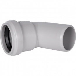 Отвод канализационный бесшумный STOUT D 58 х 67°