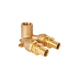 Проточный настенный угольник 20x1/2" SFA-0039-002012 STOUT для труб из сшитого полиэтилена