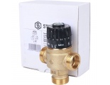 Термостатический смесительный клапан для систем отопления и ГВС STOUT 3/4"  НР 30-65°С KV 2,3, центральное смешивание