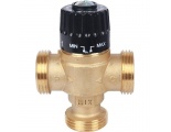 Термостатический смесительный клапан для систем отопления и ГВС 1"  STOUT НР 30-65°С KV 2,3, центральное смешивание