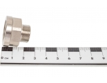 SFT-0073-001238 STOUT Переходник под ключ ВН никелированный 1/2"x3/8"