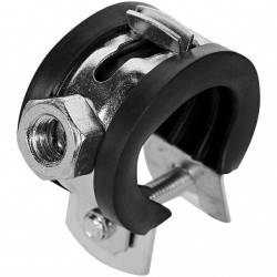 Хомут для труб одновинтовой STOUT с гайкой М8, 1/2"