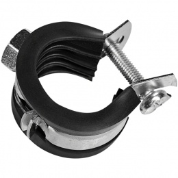 Хомут для труб одновинтовой STOUT с гайкой М8, 1 1/2"
