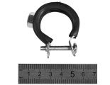 Хомут для труб одновинтовой STOUT с гайкой М8, 3/4"