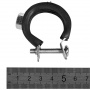 Хомут для труб одновинтовой STOUT с гайкой М8, 3/4"