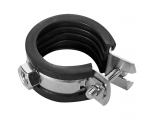 Хомут для труб одновинтовой STOUT с гайкой М8, 1"