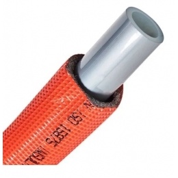 SPI-0003-002028 STOUT 20х2,8 (бухта 100 метров) PEX-a труба из сшитого полиэтилена с кислородным слоем, серая в теплоизоляции (красная)