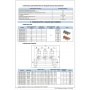 Коллектор с шаровыми кранами STOUT 3/4 , 2 отвода 1/2 (синие ручки)