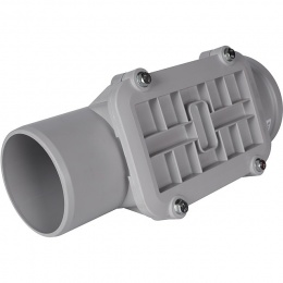 Ревизия с прямоугольной крышкой канализационная бесшумная STOUT D 110