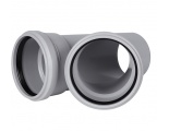 Тройник канализационный бесшумный STOUT D 110 x 110 / 45°
