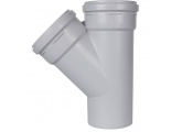Тройник канализационный бесшумный STOUT D 110 x 110 / 45°