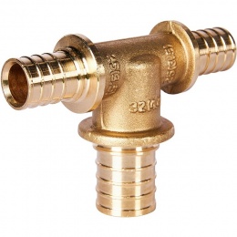 SFA-0014-253225 STOUT Тройник переходной 25x32x25 для труб из сшитого полиэтилена аксиальный