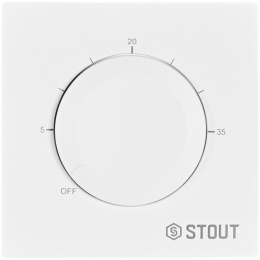 STOUT Термостат теплого пола 16А белый