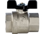Кран шаровой STOUT полнопроходной, ВР/ВР, ручка бабочка 1 1/4