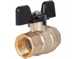 Кран шаровой STOUT полнопроходной, ВР/ВР, ручка бабочка 1/2