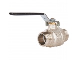 Кран шаровой STOUT полнопроходной, НР/НР, ручка рычаг 1