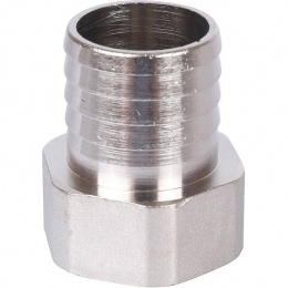 SFT-0066-000125 STOUT Штуцер ВР никелированный 1"x25