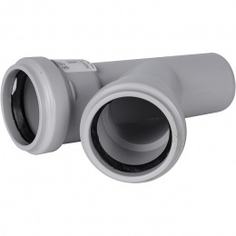 Тройник канализационный бесшумный STOUT D 58 x 58 / 45°
