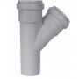 Тройник канализационный бесшумный STOUT D 58 x 58 / 45°