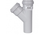 Тройник канализационный бесшумный STOUT D 58 x 58 / 45°