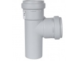 Тройник канализационный бесшумный STOUT D 58 x 58 / 87,5°
